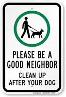 clean up after your dog